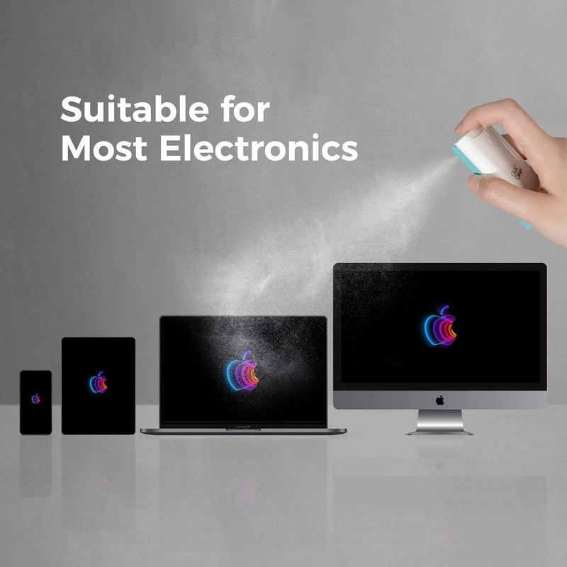 CLICK CLEAN 4PCS All-in-One Screen Cleaner, Fingerprint Proof Screen Cleaner Spray with Microfiber and Phone Stand for All Phones, Laptop and Tablet Screens (0.5oz x 4-Pack) - Image 3
